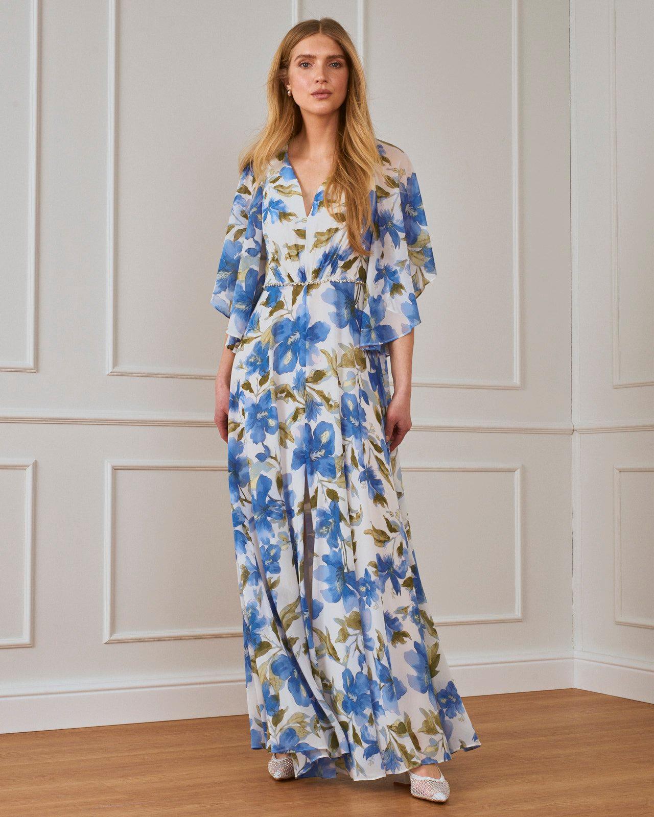 FLOYD Maxikjole Lyana blå 2 499,-