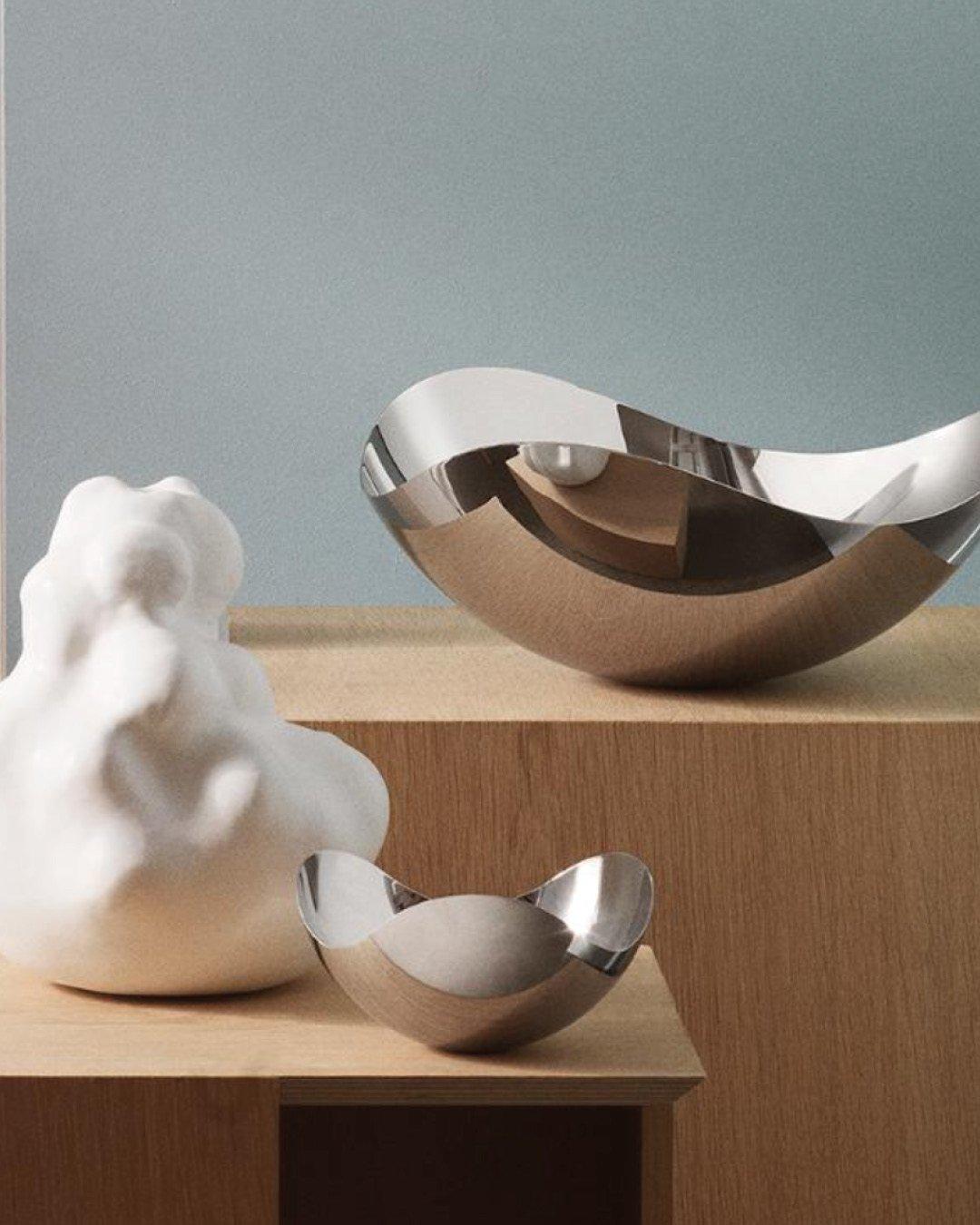 Metallisk skål Georg Jensen